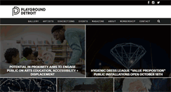 Desktop Screenshot of playgrounddetroit.com